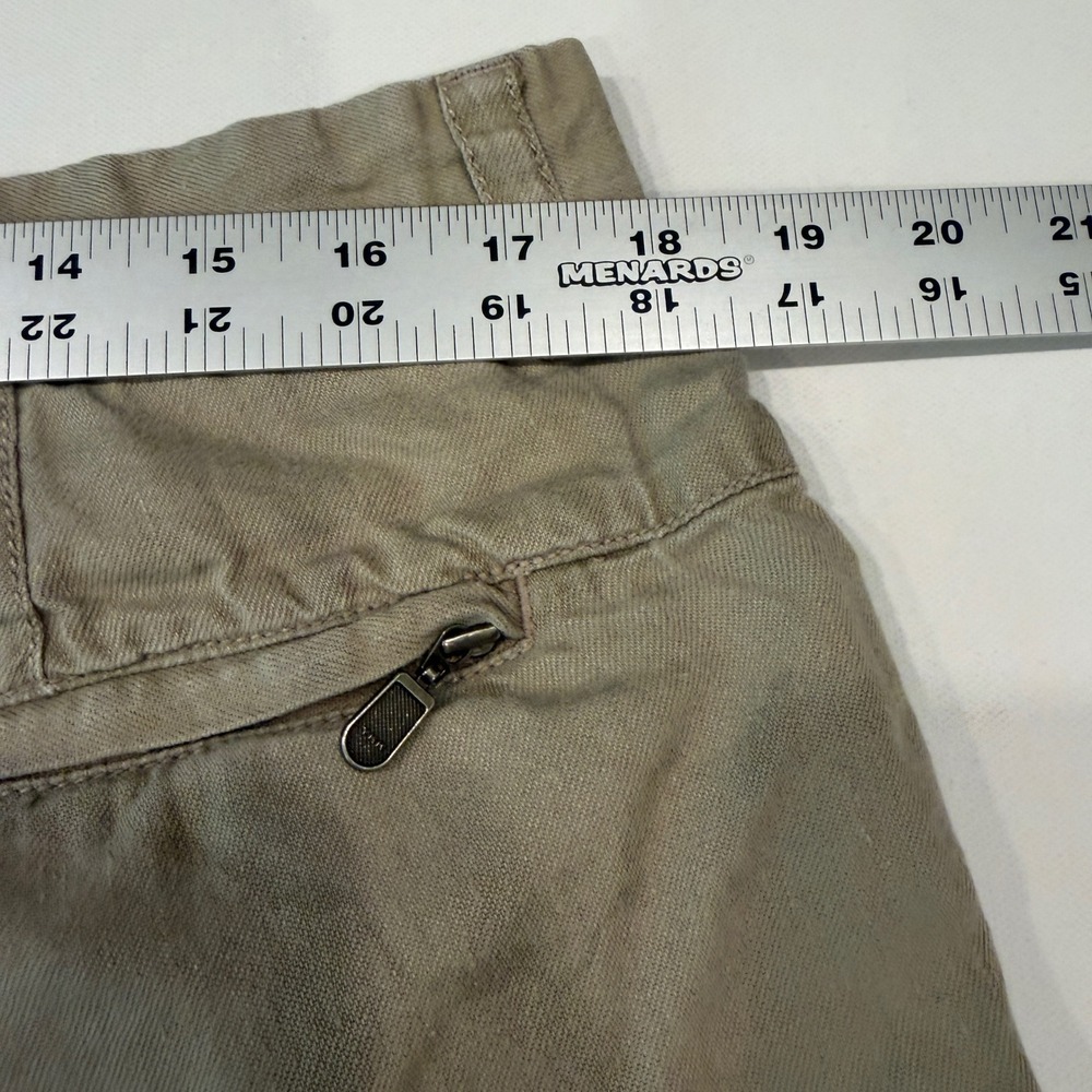 Tommy Bahama Paradise Nation Mens Khaki Tan 100% Linen Shorts Size 36 - Picture 7 of 8